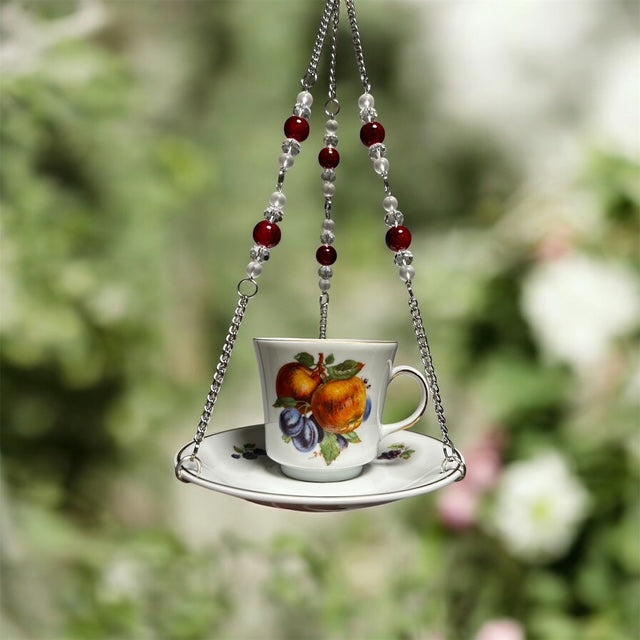 Tea Cup Bird Feeders